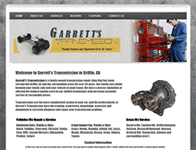 Tablet Screenshot of garrettstransmission.com